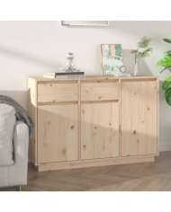 Buffet 110x34x75 cm bois massif de pin | Mobilier & Déco