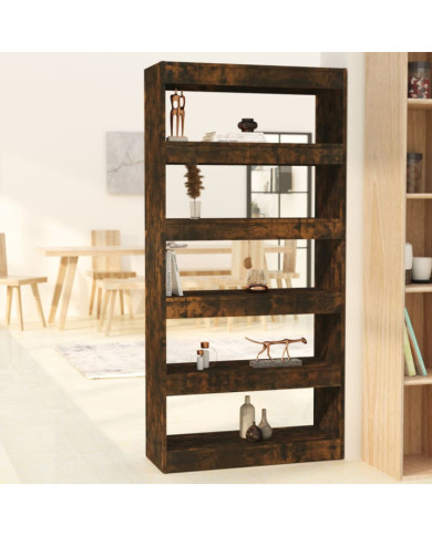 Bibliothèque/Séparateur de pièce Chêne fumé Bois d'ingénierie | Mobilier & Déco