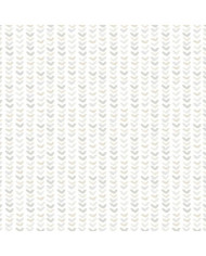 Noordwand Papier peint Mondo baby Small Harts Blanc et gris | Mobilier & Déco