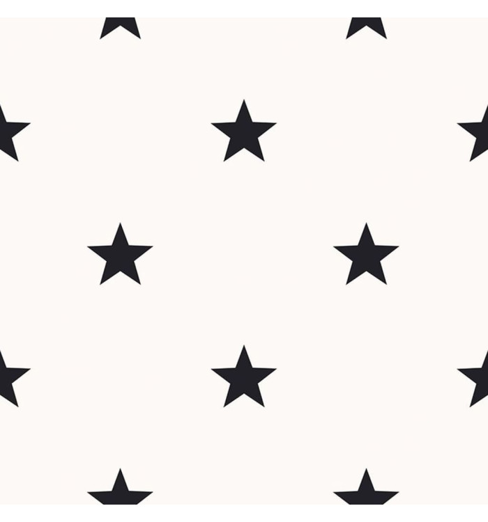 Noordwand Papier peint Friends et Coffee Little Stars Noir et blanc | Mobilier & Déco