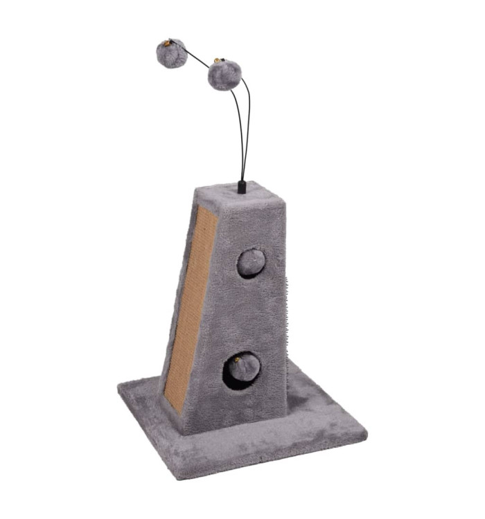 FLAMINGO Arbre à chat Lara 35x35x68 cm Gris | Mobilier & Déco
