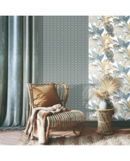 Noordwand Papier peint Topchic Fans Bleu | Mobilier & Déco