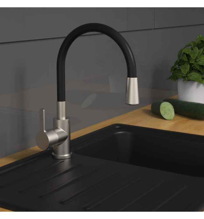 EISL Mitigeur d'évier FLEXO noir | Mobilier & Déco