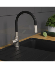 EISL Mitigeur d'évier FLEXO noir | Mobilier & Déco