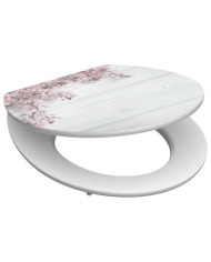 SCHÜTTE Siège brillant avec fermeture en douceur FLOWERS et WOOD MDF | Mobilier & Déco