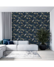 Noordwand Papier peint Zero Exotic Animals Bleu | Mobilier & Déco