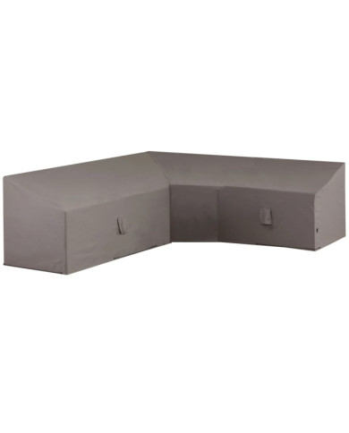 Madison Housse de salon de jardin en forme de L 270x270x65/90 cm Gris | Mobilier & Déco