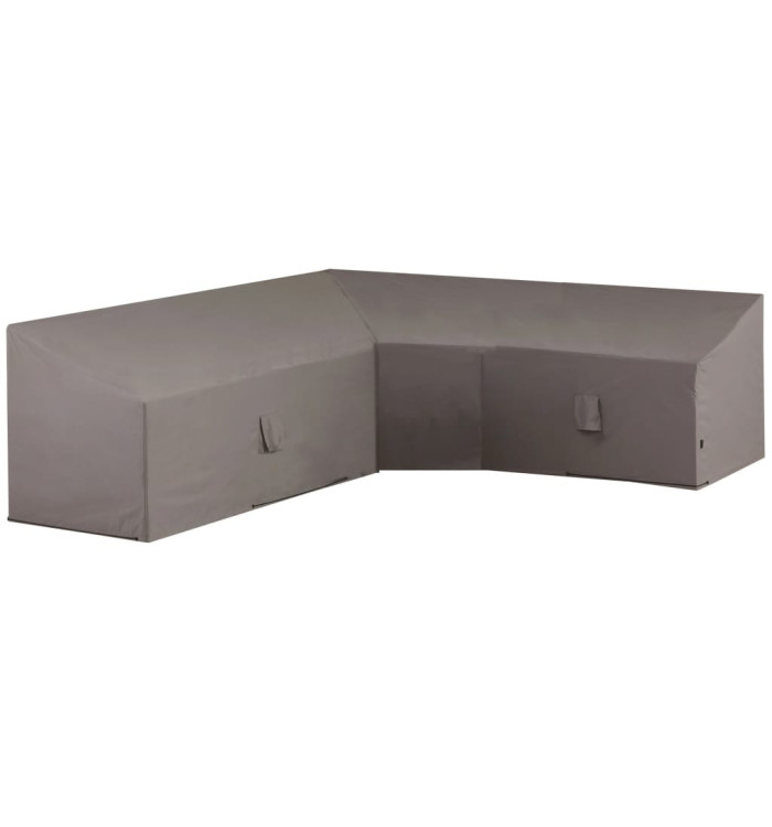 Madison Housse de salon de jardin en forme de L 270x270x65/90 cm Gris | Mobilier & Déco