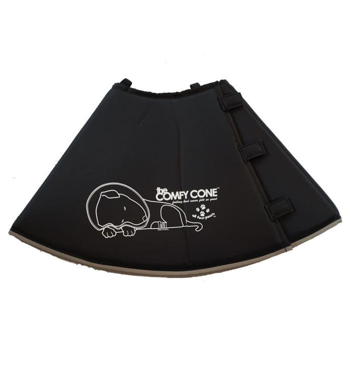 All Four Paws Collier électronique Comfy Cone XL 30 cm Noir | Mobilier & Déco