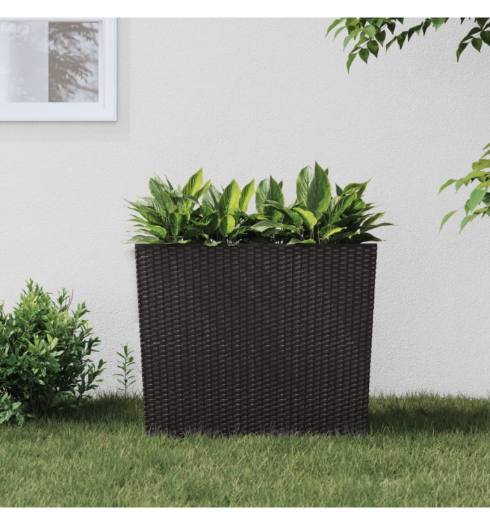 Jardinière et intérieur amovible marron 12 /44 L rotin PP | Mobilier & Déco