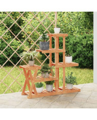 Support à fleurs 95x25x96 cm bois massif de sapin | Mobilier & Déco