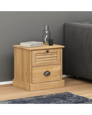 Table de chevet VIGO 42x35x42 cm bois de pin massif | Mobilier & Déco