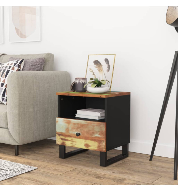 Table de chevet Bois de récupération et d'ingénierie | Mobilier & Déco