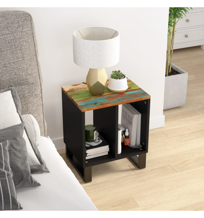 Table d'appoint 40x31x46cm Bois de récupération et d'ingénierie | Mobilier & Déco