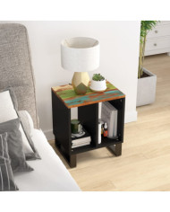 Table d'appoint 40x31x46cm Bois de récupération et d'ingénierie | Mobilier & Déco
