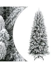 Sapin de Noël artificiel avec neige floquée 120 cm PVC et PE | Mobilier & Déco