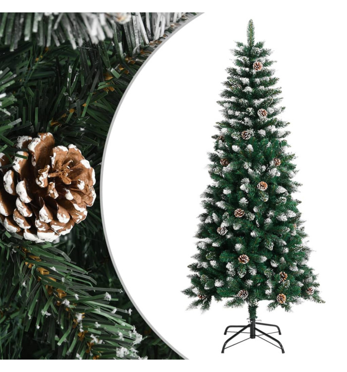 Sapin de Noël artificiel avec support Vert 150 cm PVC | Mobilier & Déco