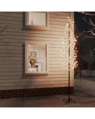Arbre à LED fleur de cerisier 368 LED Blanc chaud 300 cm | Mobilier & Déco