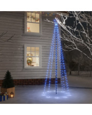 Sapin de Noël avec piquet Bleu 310 LED 300 cm | Mobilier & Déco