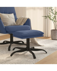 Repose-pied Bleu 60x60x36 cm Tissu | Mobilier & Déco