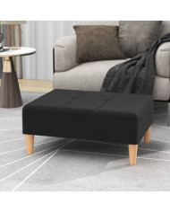 Repose-pied Noir 78x56x32 cm Tissu | Mobilier & Déco