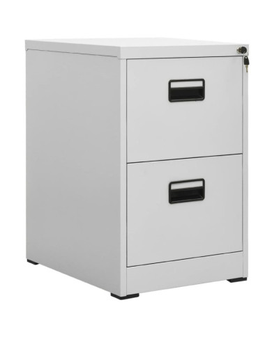 Classeur Gris clair 46x62x72,5 cm Acier | Mobilier & Déco