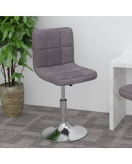 Tabouret de bar pivotant Taupe Tissu | Mobilier & Déco