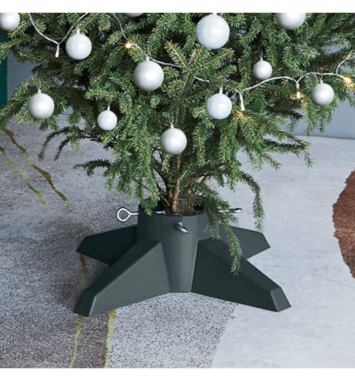 Support de sapin de Noël Vert 55,5x55,5x15 cm | Mobilier & Déco