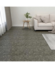 Dalles de plancher autoadhésives 20 pcs PVC 1,86 m² gris | Mobilier & Déco