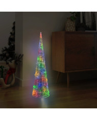 Cône lumineux décoratif pyramide à LED Acrylique Coloré 90 cm | Mobilier & Déco