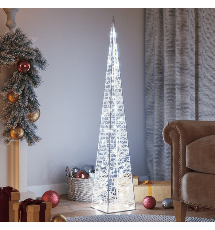 Cône lumineux décoratif à LED Acrylique Blanc froid 120 cm | Mobilier & Déco