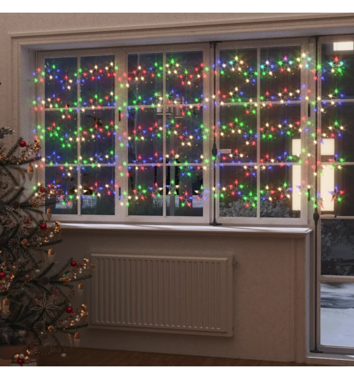 Guirlande lumineuse à étoiles LED 500 LED Coloré 8 fonctions | Mobilier & Déco