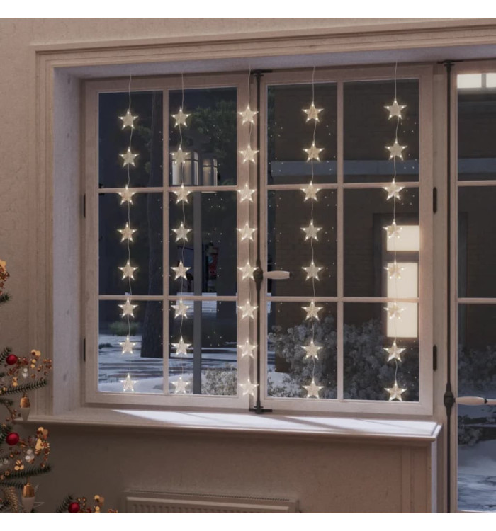 Guirlande lumineuse à étoiles LED 200LED Blanc chaud 8fonctions | Mobilier & Déco