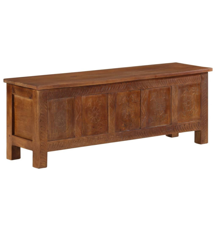 Boîte de rangement 110x30x40 cm Bois de manguier solide | Mobilier & Déco