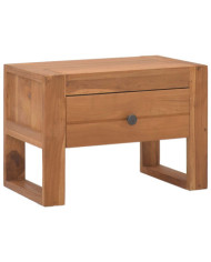 Table de chevet 50x30x35 cm Bois de teck solide | Mobilier & Déco