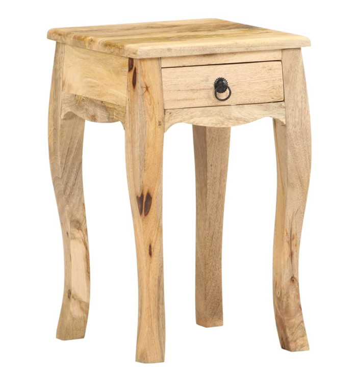 Table de chevet 28x28x46 cm Bois de manguier massif | Mobilier & Déco