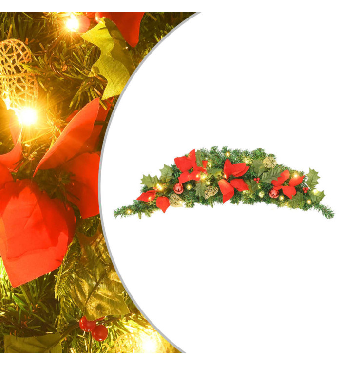 Arche de Noël avec lumières LED Vert 90 cm PVC | Mobilier & Déco