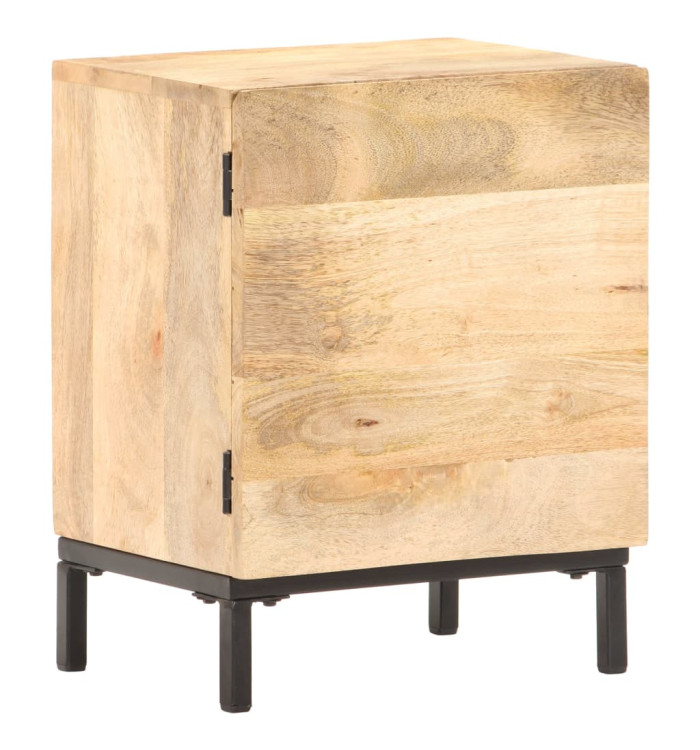 Table de chevet 40x30x51 cm Bois de manguier solide | Mobilier & Déco