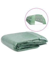 Couverture de remplacement de serre (24 m²) 400x600x200 cm Vert | Mobilier & Déco