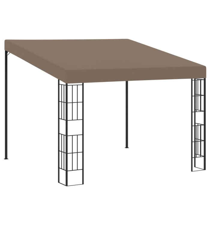 Belvédère mural 3x3 m Taupe Tissu | Mobilier & Déco