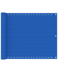 Écran de balcon Bleu 75x500 cm PEHD | Mobilier & Déco