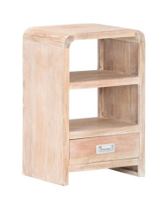 Table de chevet 40x30x60 cm Bois d'acacia massif | Mobilier & Déco
