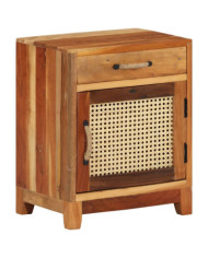Table de chevet 40x30x50 cm Bois de récupération massif | Mobilier & Déco