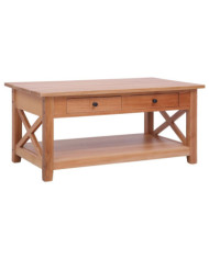 Table basse 100x55x46 cm bois d'acajou massif | Mobilier & Déco
