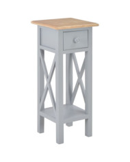 Table d'appoint Gris 27 x 27 x 65,5 cm Bois | Mobilier & Déco