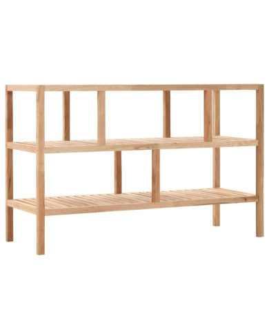 Étagère de salle de bain Bois de noyer massif 100x40x65 cm | Mobilier & Déco