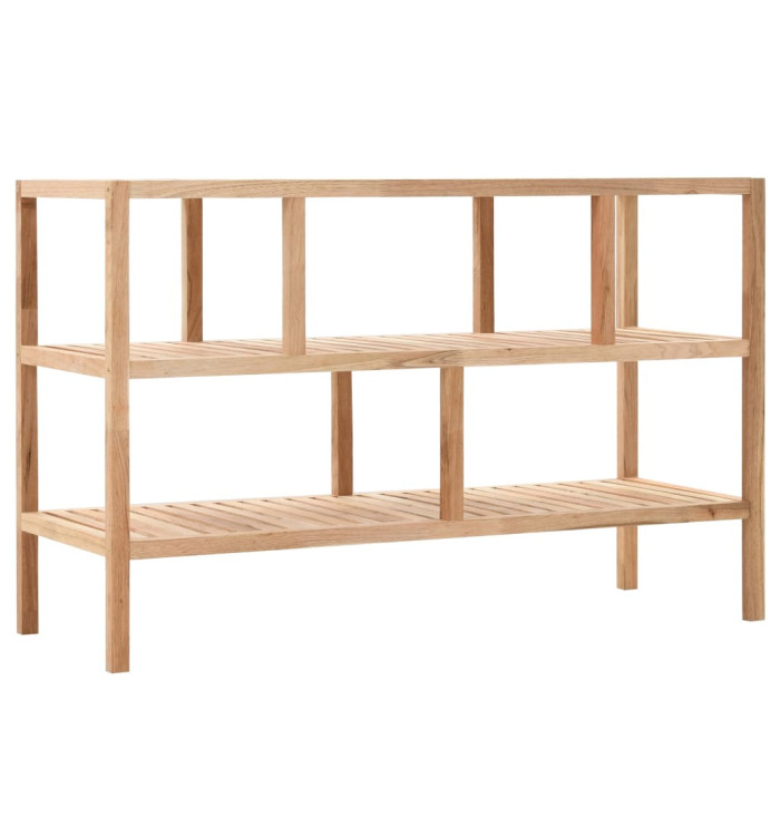 Étagère de salle de bain Bois de noyer massif 100x40x65 cm | Mobilier & Déco