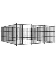 Chenil d'extérieur pour chiens 450 x 450 x 185 cm | Mobilier & Déco