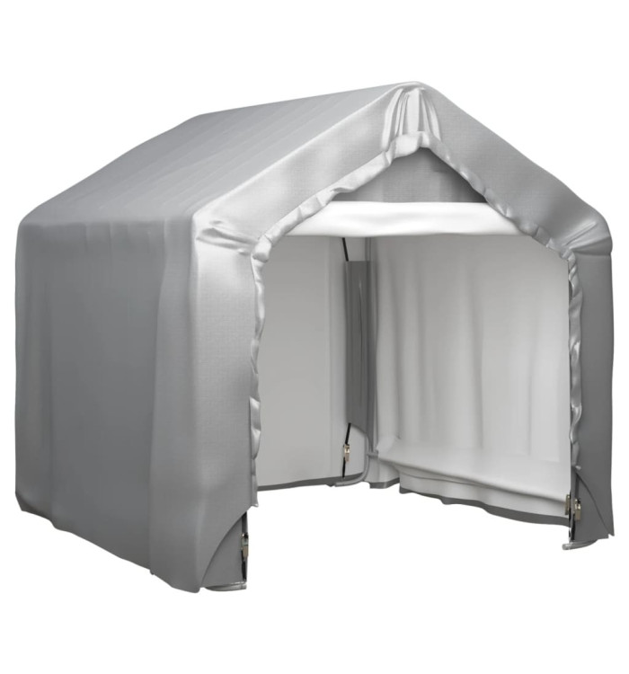 Tente de rangement Gris 180x180 cm Acier galvanisé | Mobilier & Déco