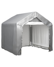 Tente de rangement Gris 180x180 cm Acier galvanisé | Mobilier & Déco